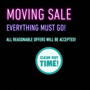 MOVING SALE!